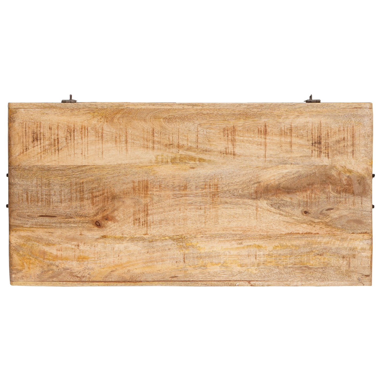 Opslagdoos met opslag met slot Bruin 70 x 35 x 40 cm massief mangohout