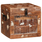 Opbergkist massief mango hout bruin