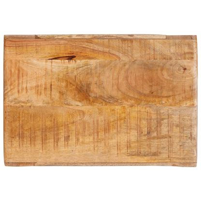 Wijnrek met opslag Bruin 44 x 30 x 35 cm Massief mango hout