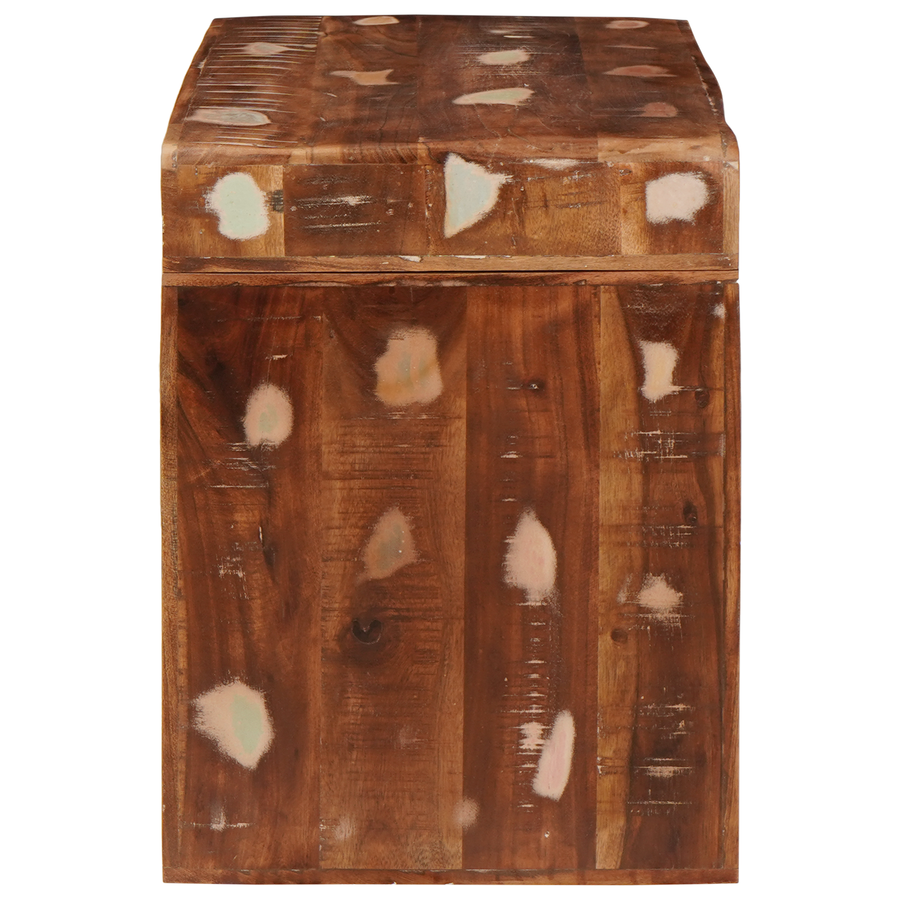 Bijzettafel 60 x 35 x 46 cm Massief hergebruikt hout