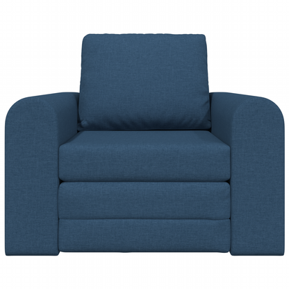Vloer Sofa Bed 2-in-1 Blauw 98x71x83 cm Stof