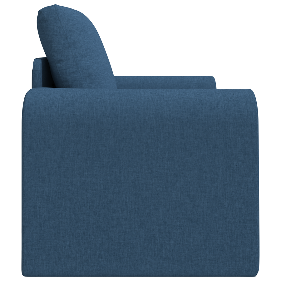 Vloer Sofa Bed 2-in-1 Blauw 98x71x83 cm Stof