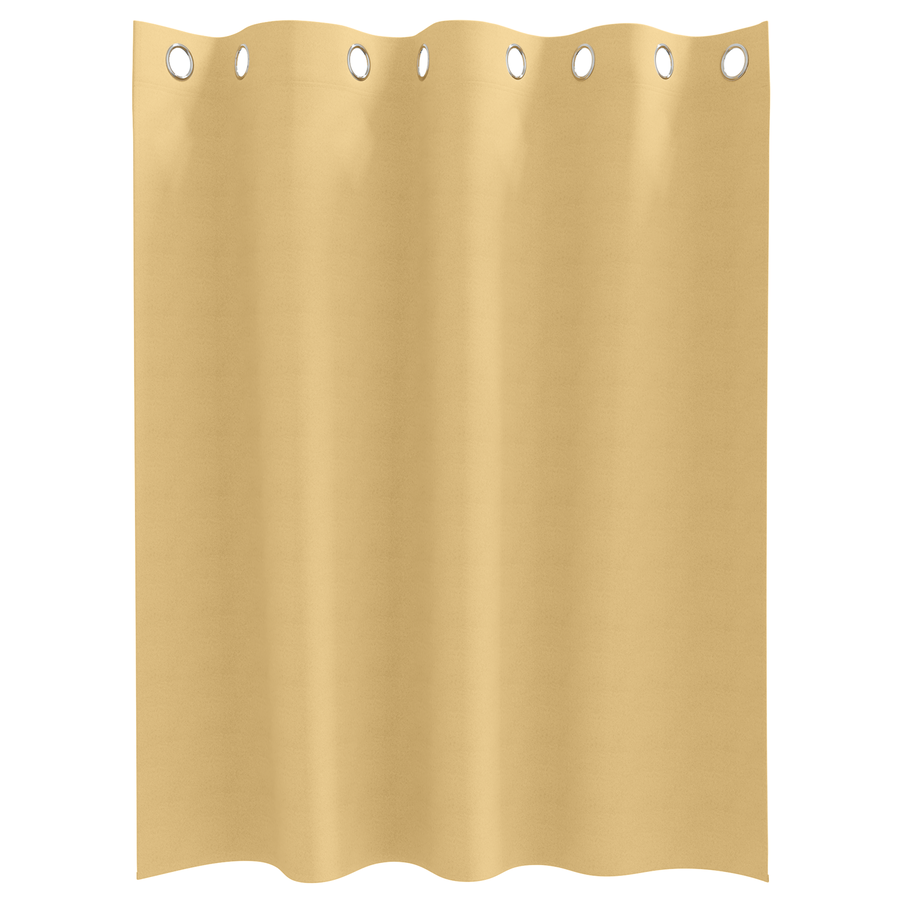 Gordijnen met gordijnen 2 pcs Beige 140 x 140 cm Polyester
