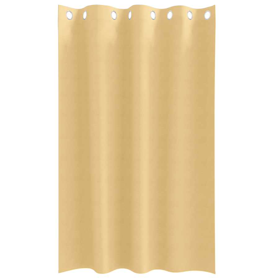 Gordijnen met gordijnen 2 pcs Beige 175 x 140 cm Polyester