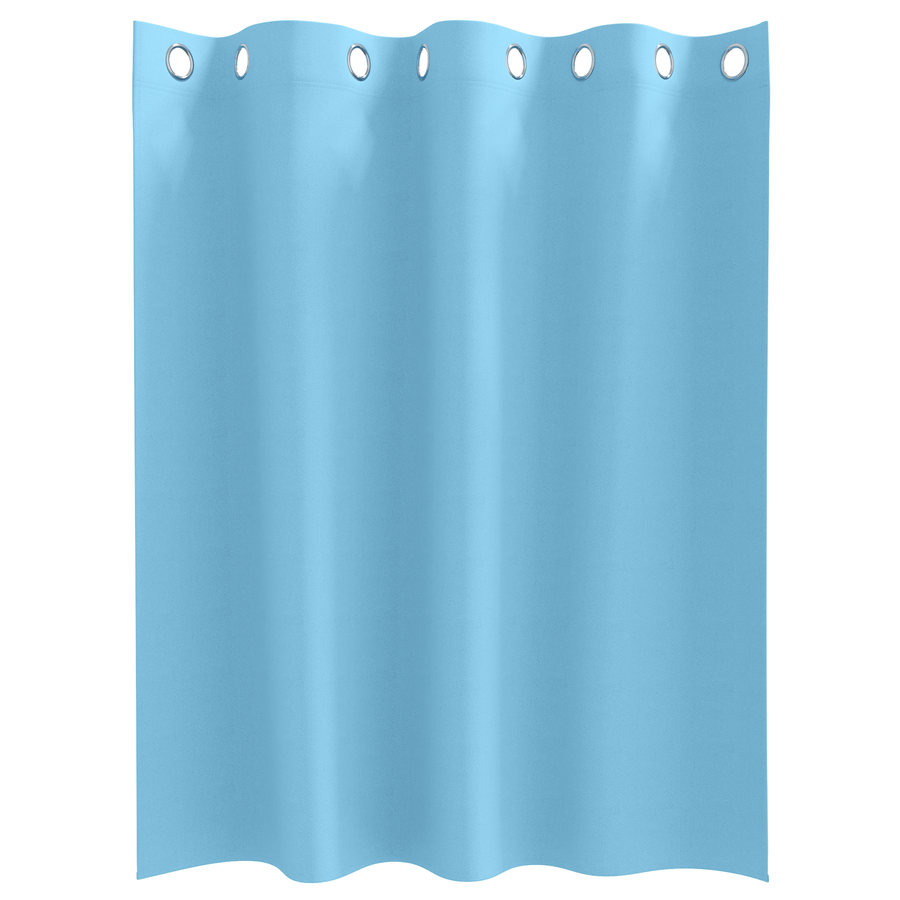 Gordijnen met gordijnen 2 pcs lichtblauw 140 x 140 cm Polyester