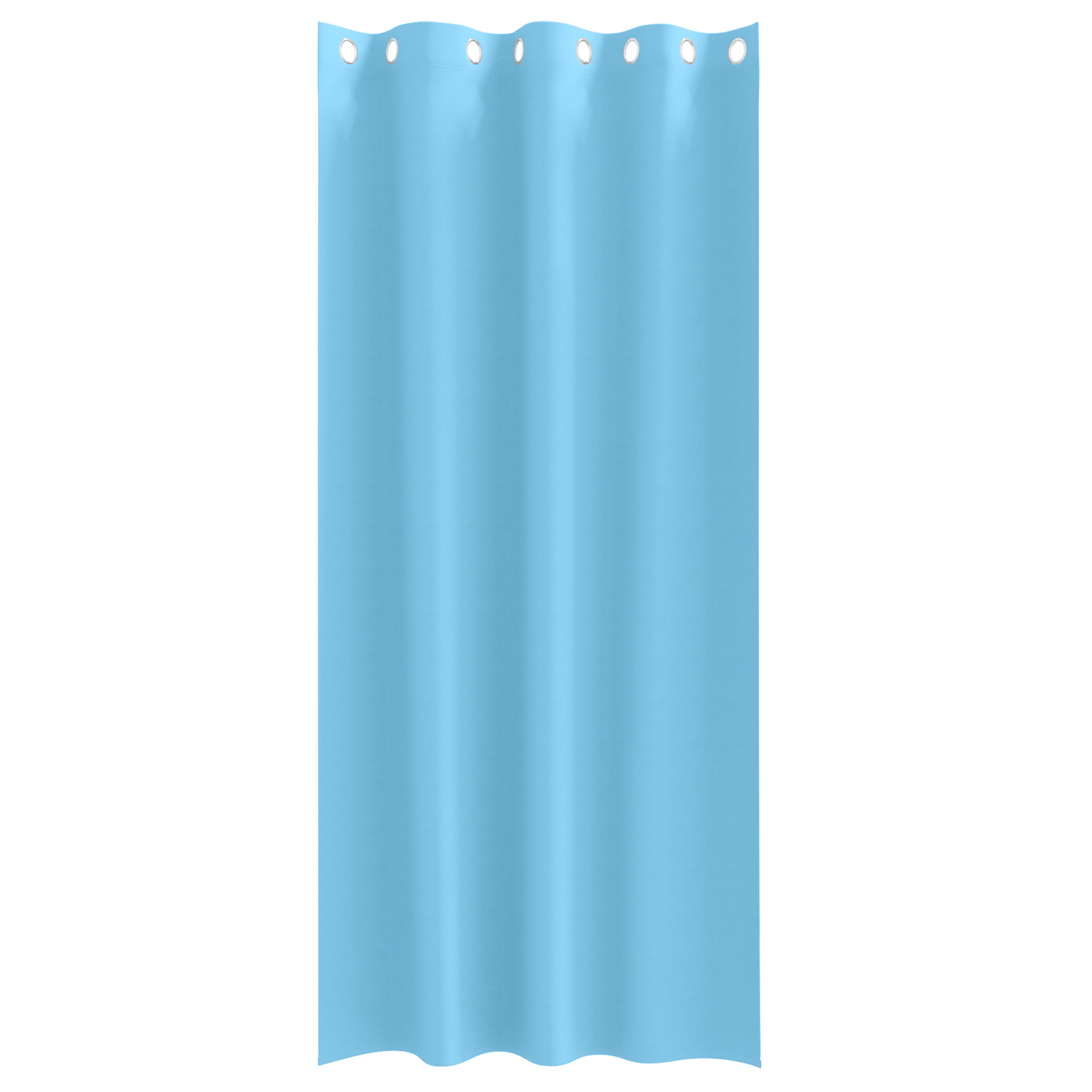 Gordijnen met gordijnen 2 pcs lichtblauw 260 x 140 cm Polyester