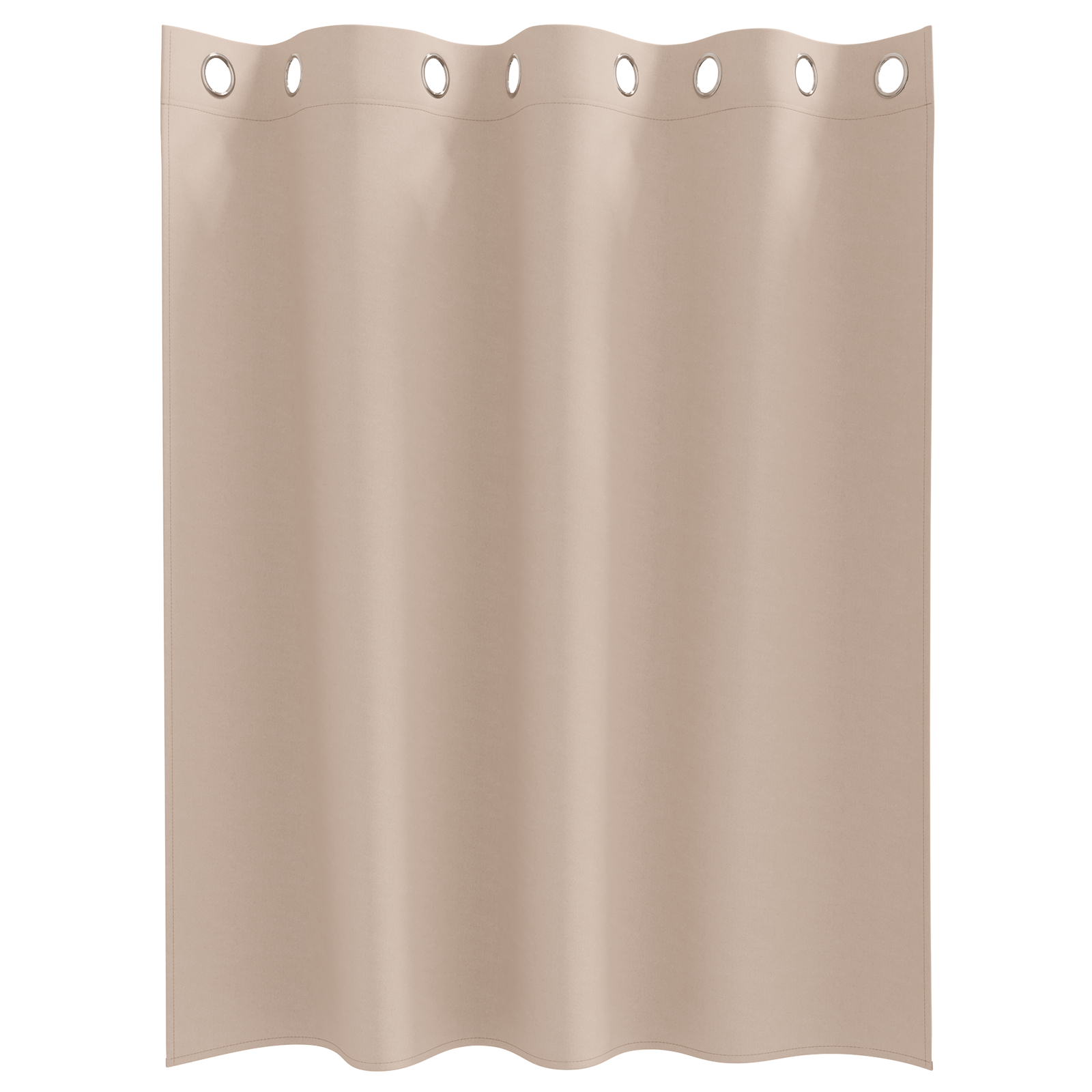 Gordijnen met gordijnen 2 pcs Taupe 140 x 140 cm Polyester