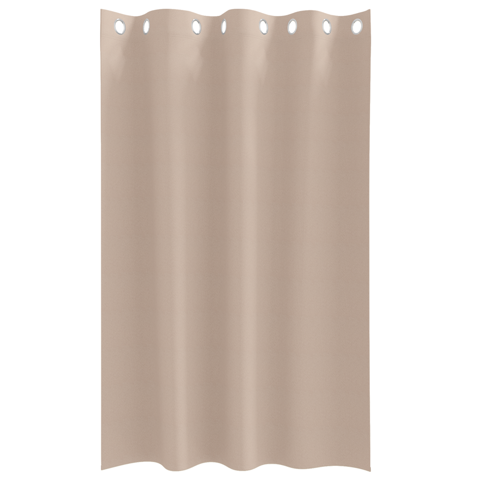 Gordijnen met gordijnen 2 pcs Taupe 175 x 140 cm Polyester
