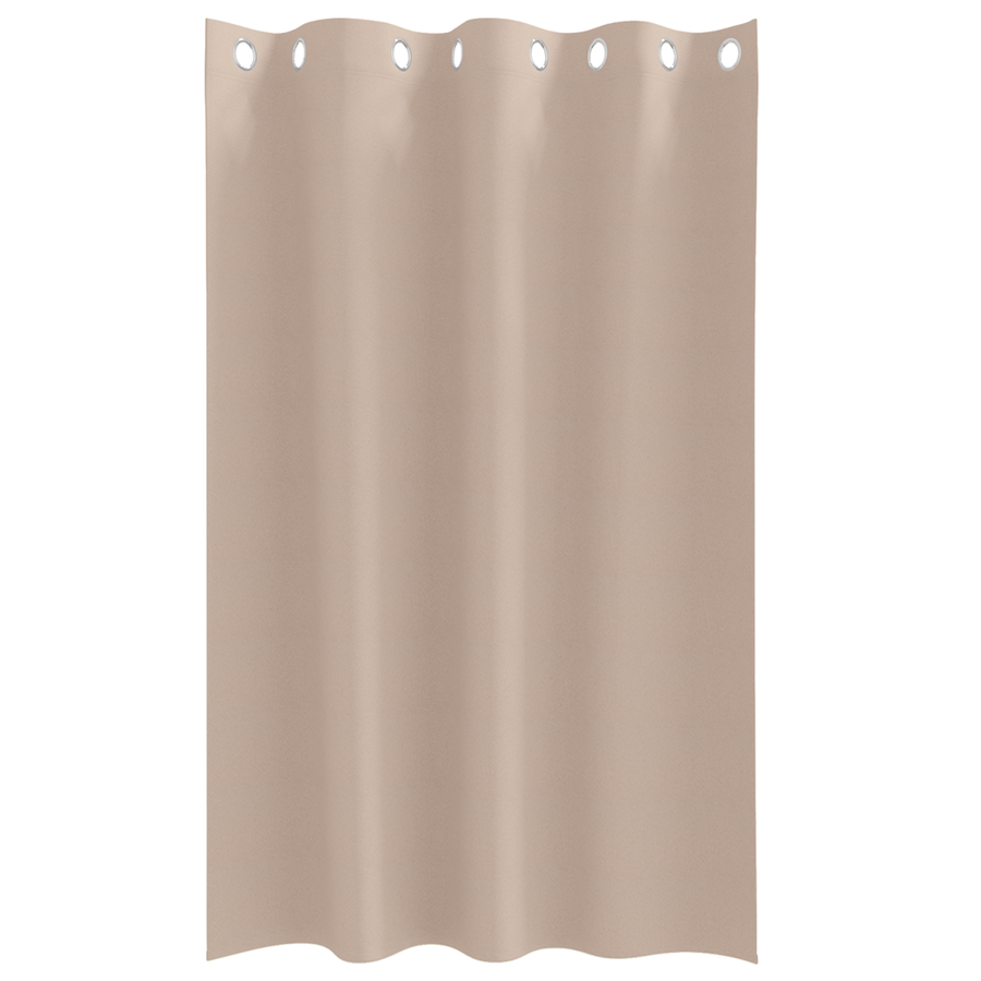 Gordijnen met gordijnen 2 pcs Taupe 175 x 140 cm Polyester