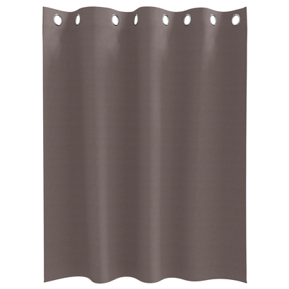 Gordijnen 2 pcs Donkerbruin 140 x 140 cm Polyester