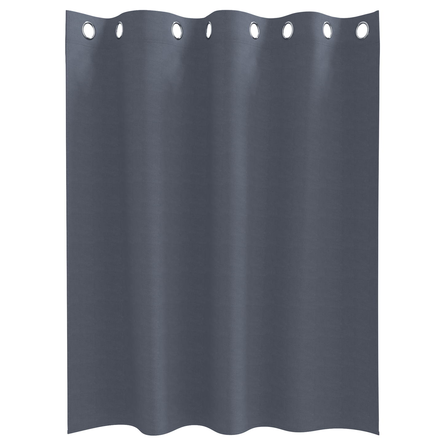 Gordijnen met gordijnen 2 pcs Antraciet 140 x 140 cm Polyester