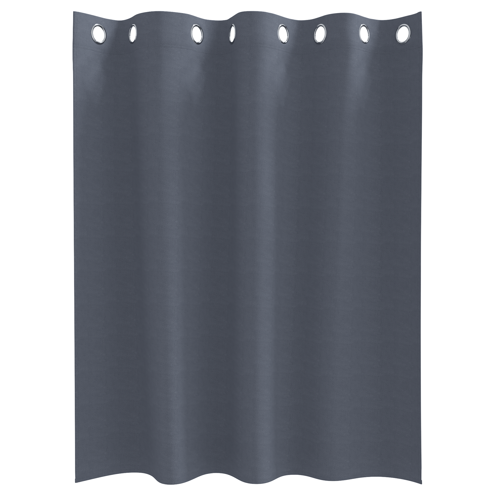 Gordijnen met gordijnen 2 pcs Antraciet 140 x 140 cm Polyester