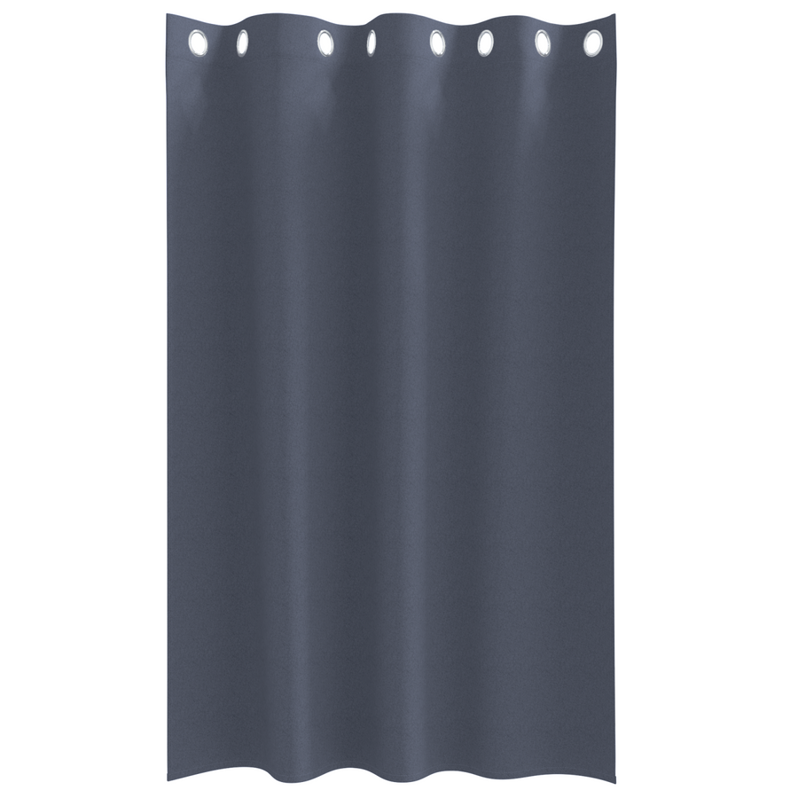 Gordijnen met gordijnen 2 pcs Antraciet 175 x 140 cm Polyester