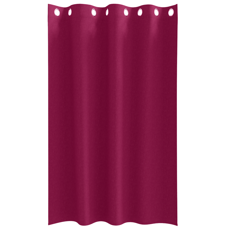 Gordijnen met gordijnen 2 pcs Wijnrood 175 x 140 cm Polyester