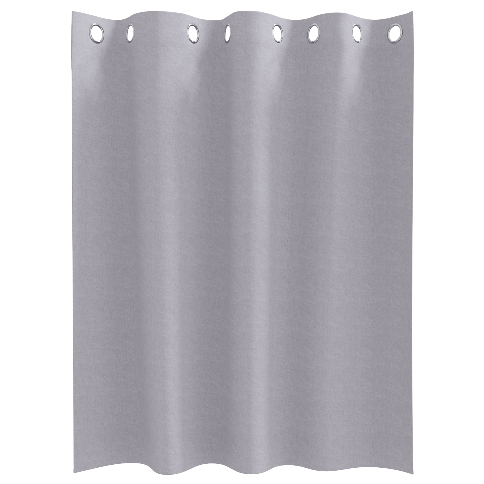 Gordijnen 2 pcs Metaalgrijs 140 x 140 cm Polyester
