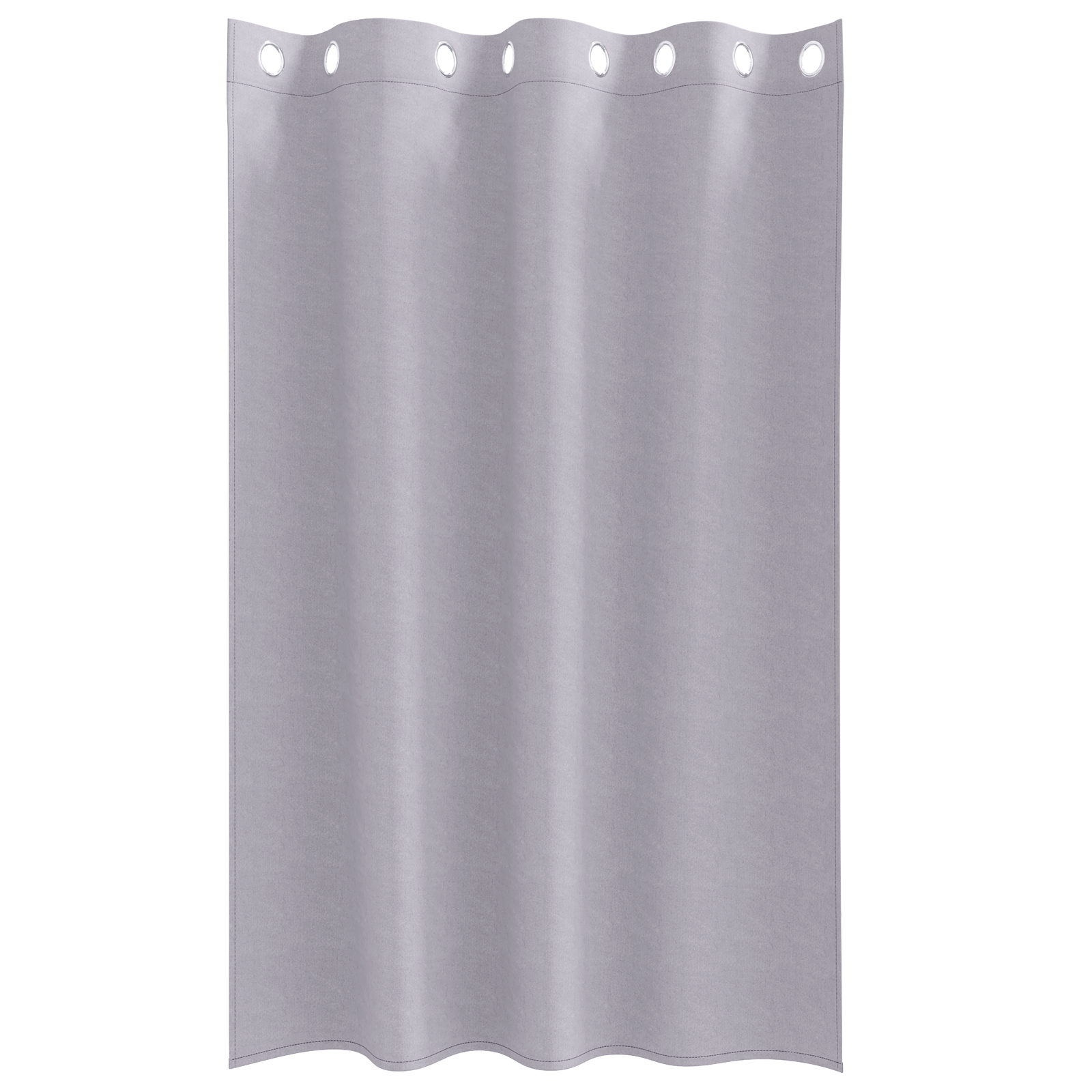 Gordijnen 2 pcs Metaalgrijs 175 x 140 cm Polyester