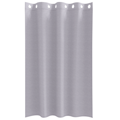 Gordijnen 2 pcs Metaalgrijs 175 x 140 cm Polyester
