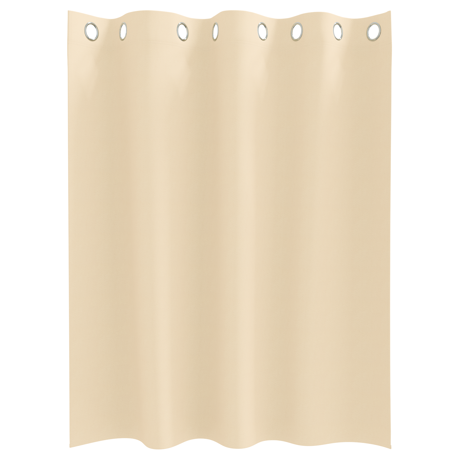 Gordijnen met gordijnen 2 pcs Crème 140 x 140 cm Polyester