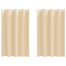 Gordijnen met gordijnen 2 pcs Crème 175 x 140 cm Polyester