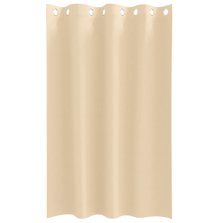 Gordijnen met gordijnen 2 pcs Crème 175 x 140 cm Polyester
