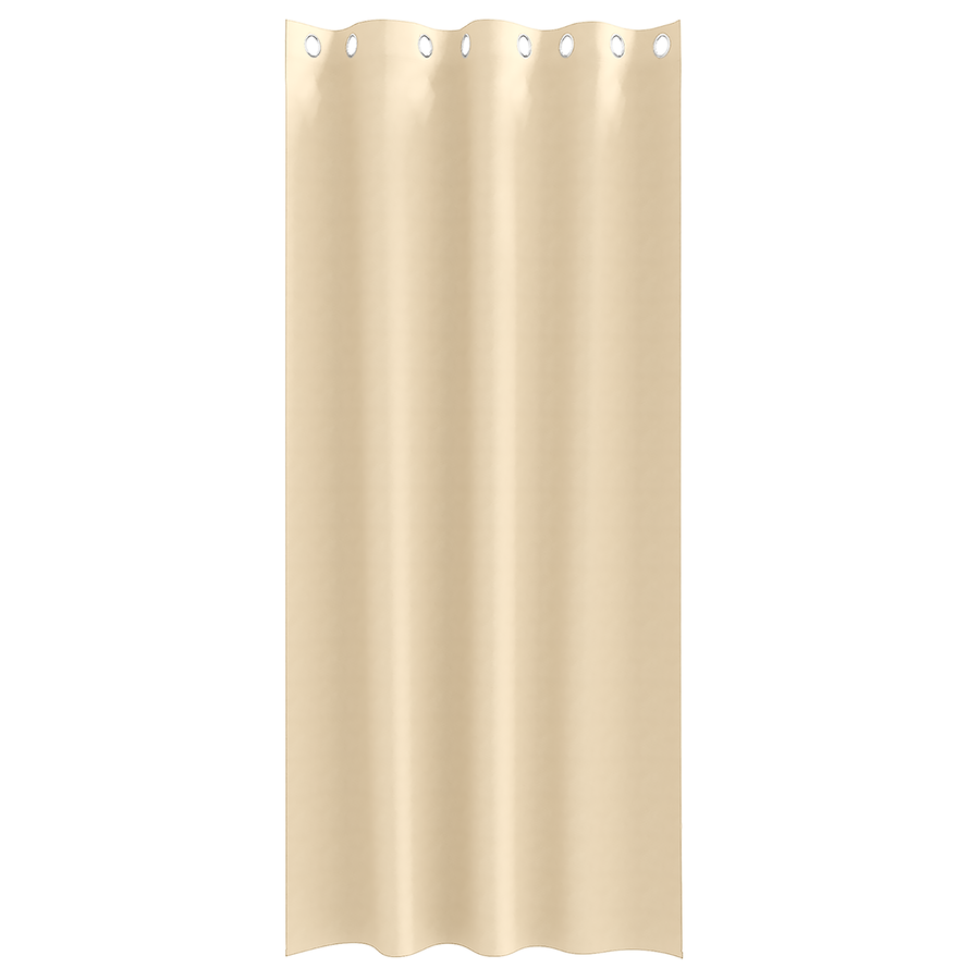 Gordijnen met gordijnen 2 pcs Crème 260 x 140 cm Polyester