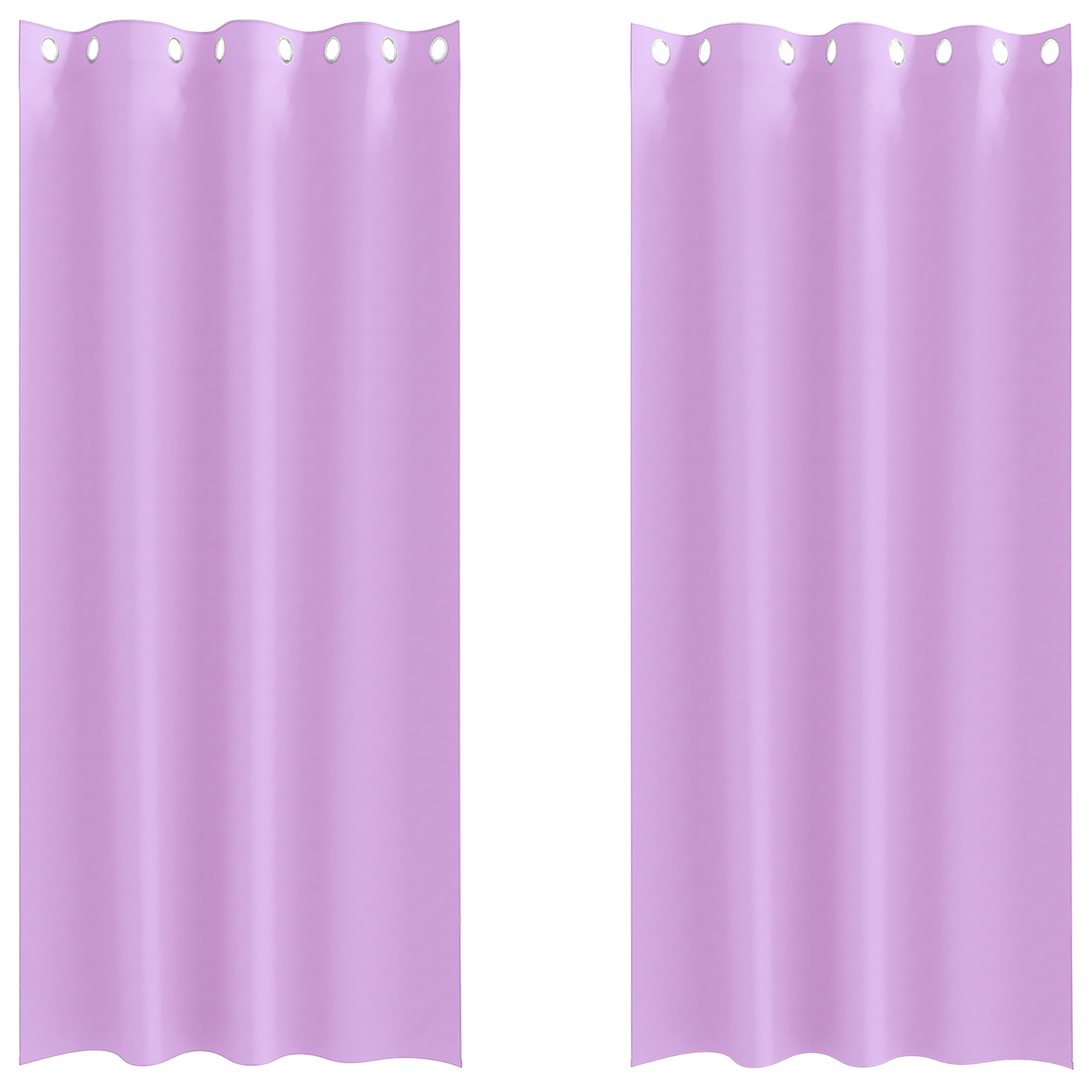 Gordijnen met gordijnen 2 pcs Paars 225 x 140 cm Polyester