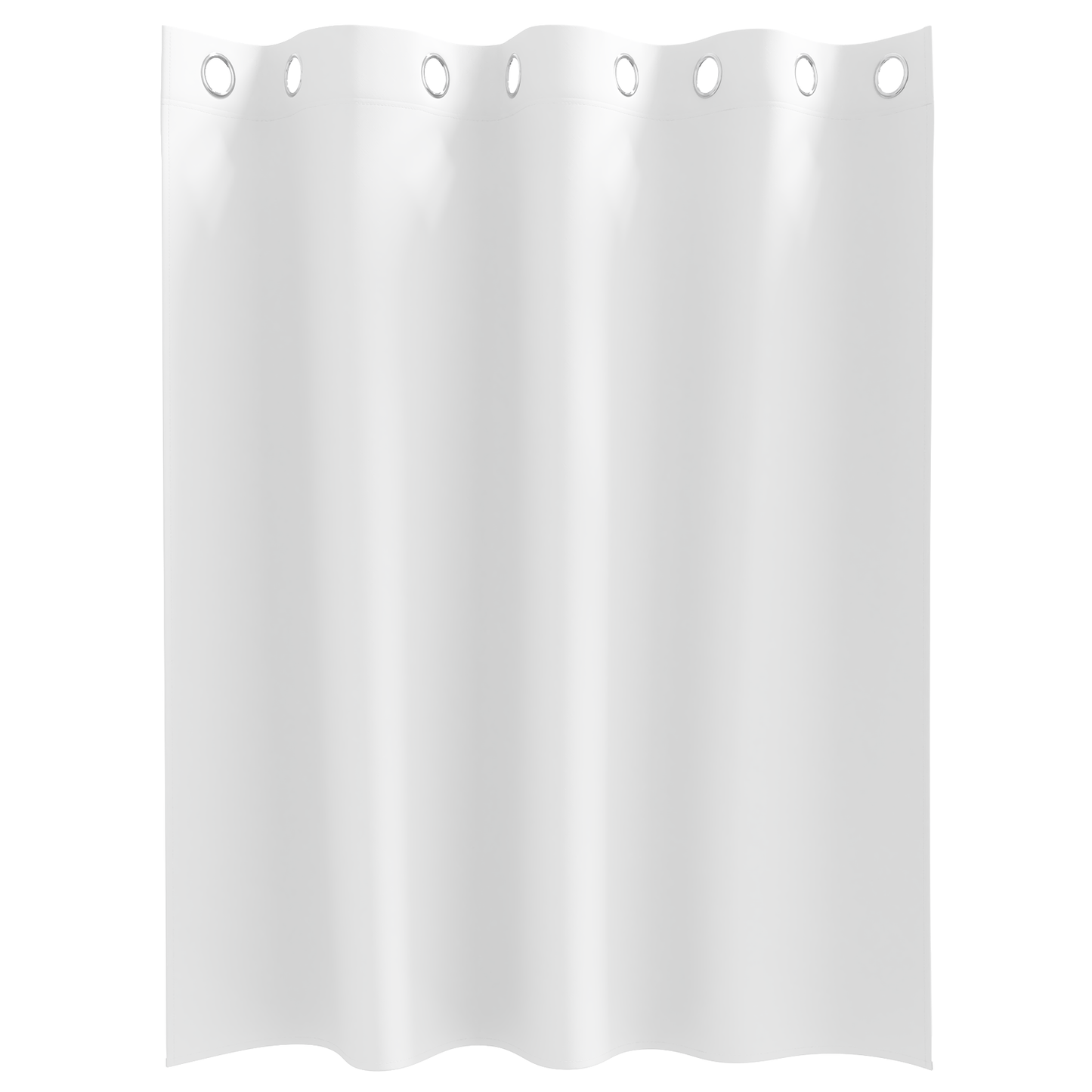Gordijnen met gordijnen 2 pcs Zuiverwit 140 x 140 cm Polyester