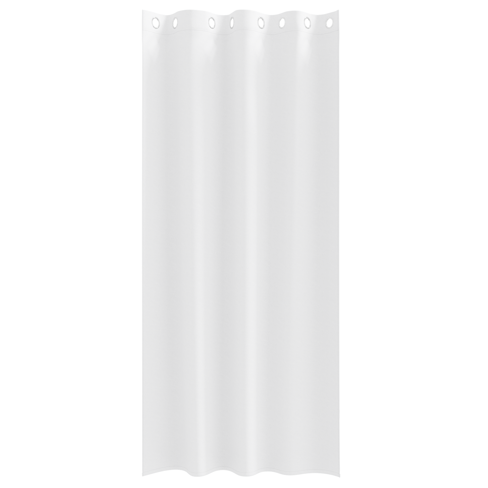 Gordijnen met gordijnen 2 pcs Zuiverwit 225 x 140 cm Polyester
