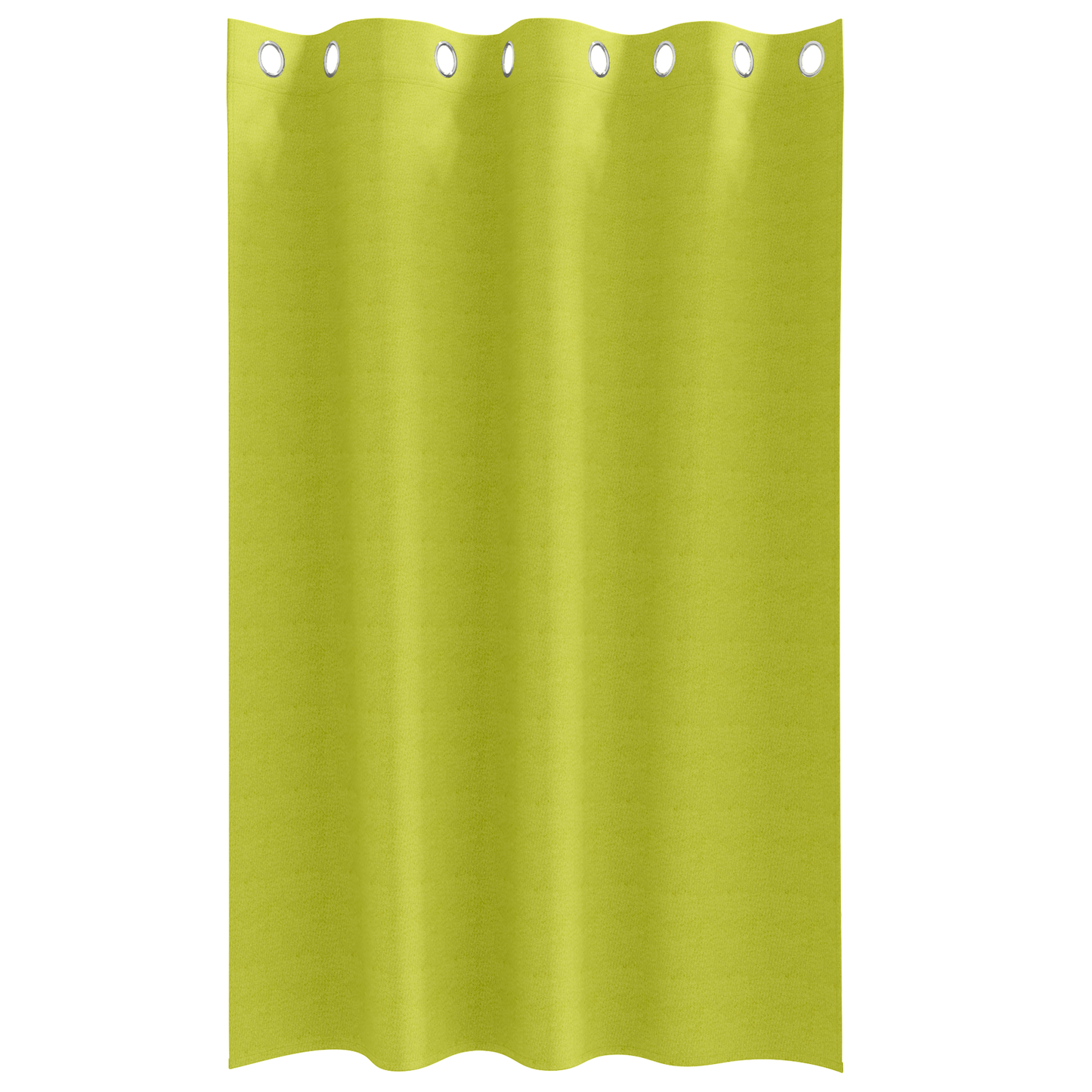 Gordijnen met gordijnen 2 pcs Appelgroen 175 x 140 cm Polyester