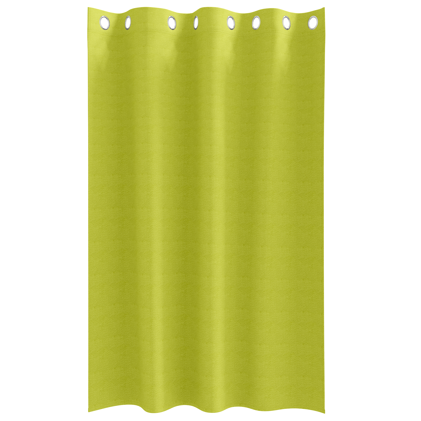Gordijnen met gordijnen 2 pcs Appelgroen 175 x 140 cm Polyester