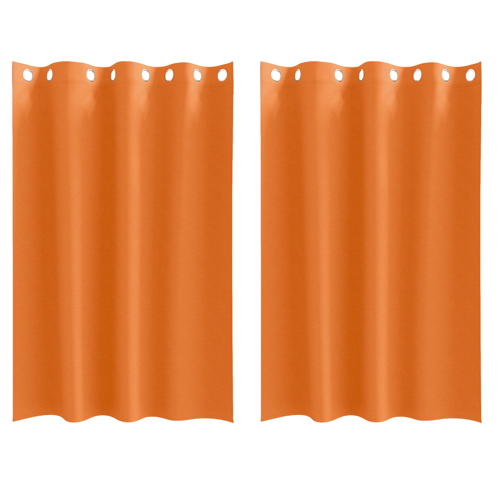 Gordijnen met gordijnen 2 pcs Feloranje 175 x 140 cm Polyester