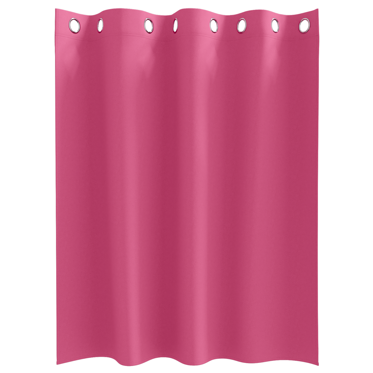 Gordijnen met gordijnen 2 pcs Felroze 140 x 140 cm Polyester