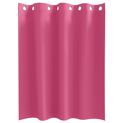 Gordijnen met gordijnen 2 pcs Felroze 140 x 140 cm Polyester