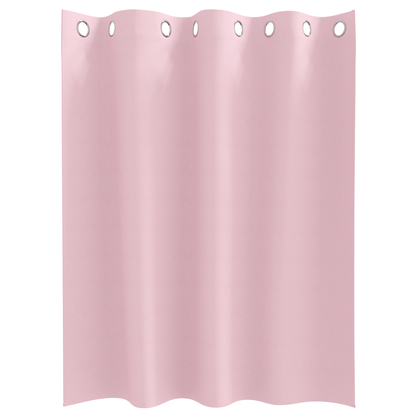 Gordijnen met gordijnen 2 pcs Babyroze 140 x 140 cm Polyester