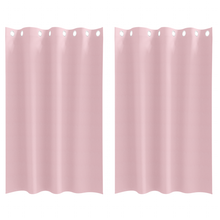 Gordijnen met gordijnen 2 pcs Babyroze 175 x 140 cm Polyester