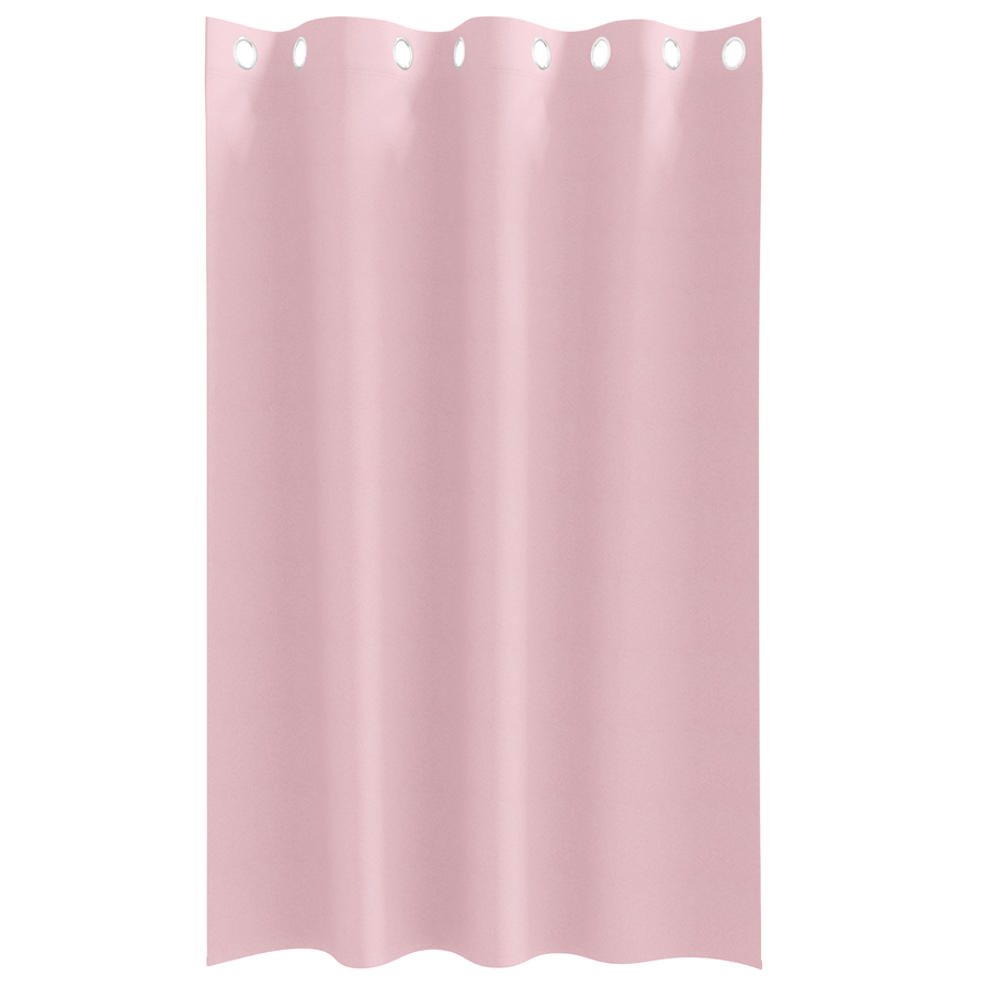 Gordijnen met gordijnen 2 pcs Babyroze 175 x 140 cm Polyester