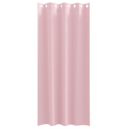 Gordijnen met gordijnen 2 pcs Babyroze 225 x 140 cm Polyester