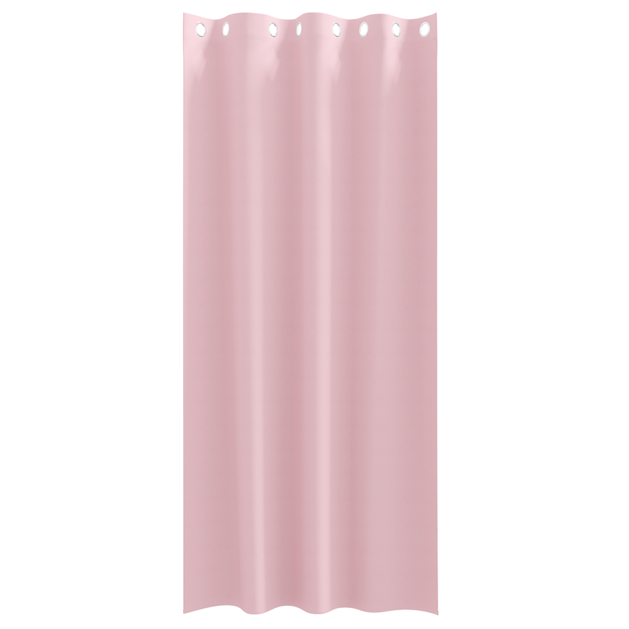 Gordijnen met gordijnen 2 pcs Babyroze 245 x 140 cm Polyester