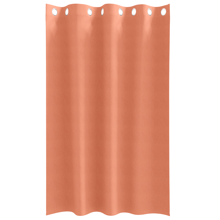 Gordijnen met gordijnen 2 pcs Terracotta 175 x 140 cm Polyester