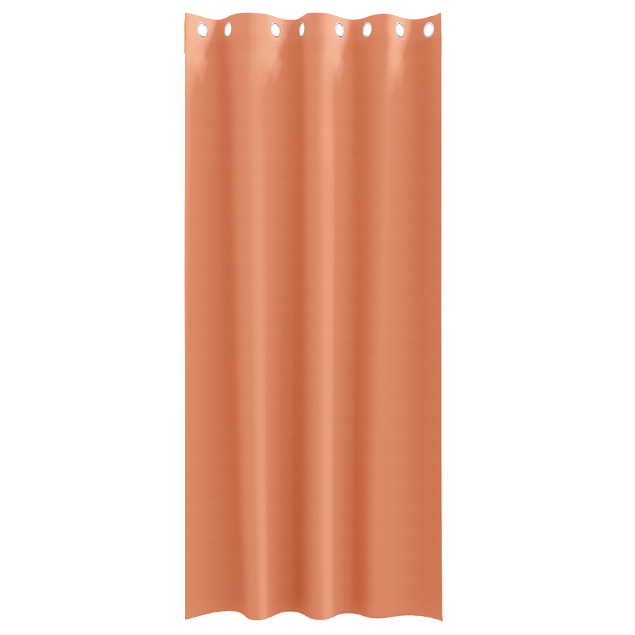 Gordijnen met gordijnen 2 pcs Terracotta 225 x 140 cm Polyester