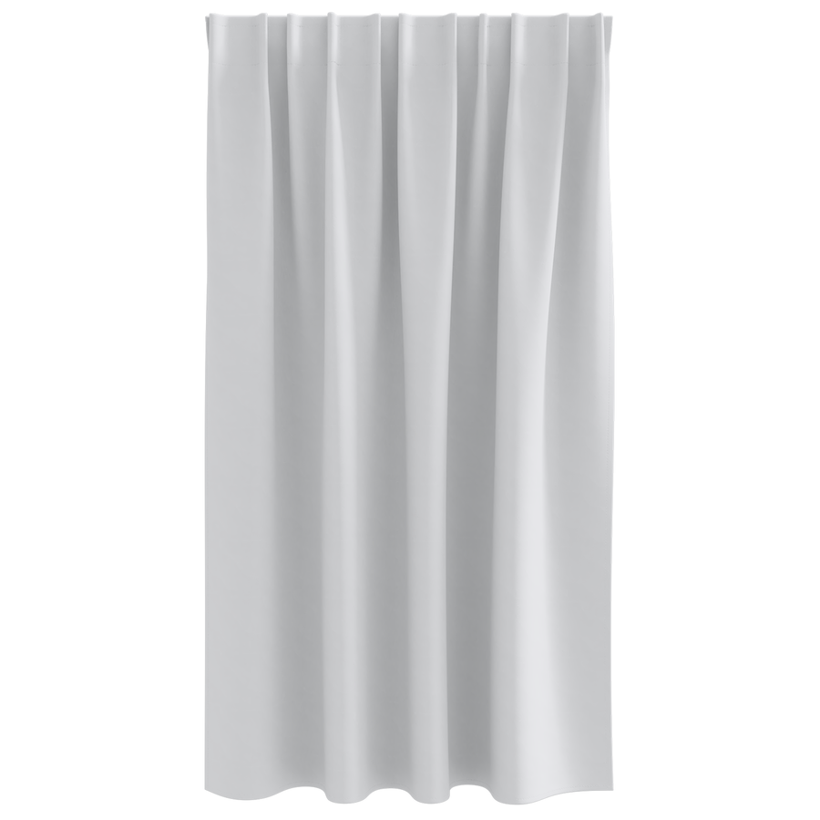 Gordijnen met gordijnen 2 pcs Bleekgrijs 140 x 140 cm Polyester