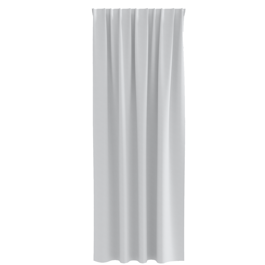 Gordijnen met gordijnen 2 pcs Bleekgrijs 260 x 140 cm Polyester