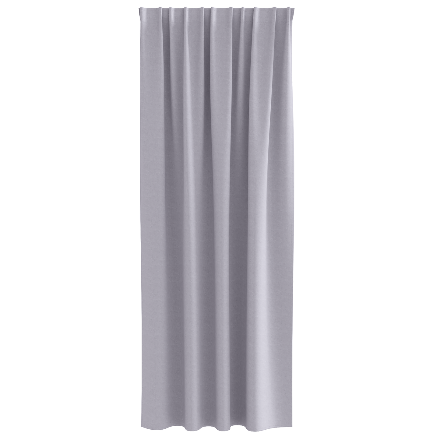 Gordijnen 2 pcs Metaalgrijs 260 x 140 cm Polyester