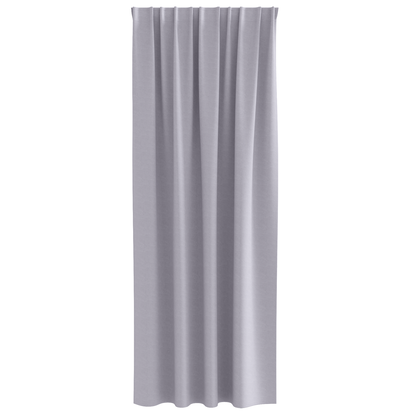 Gordijnen 2 pcs Metaalgrijs 260 x 140 cm Polyester
