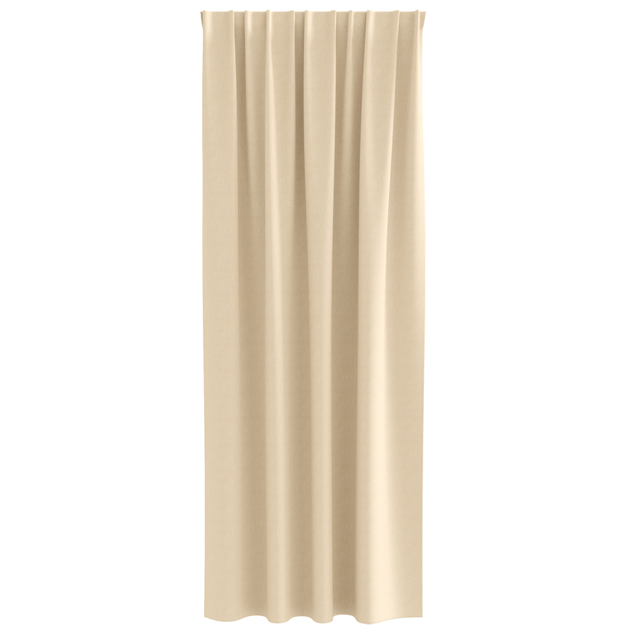 Gordijnen met gordijnen 2 pcs Crème 245 x 140 cm Polyester