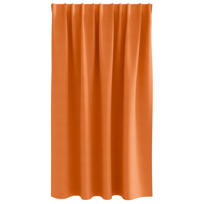 Gordijnen met gordijnen 2 pcs Feloranje 140 x 140 cm Polyester