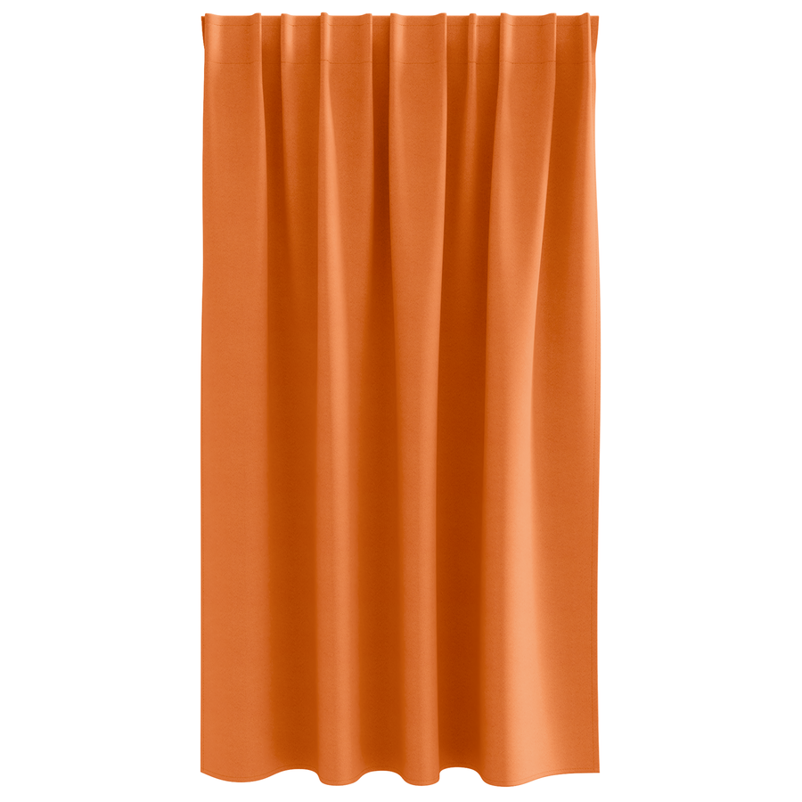 Gordijnen met gordijnen 2 pcs Feloranje 140 x 140 cm Polyester