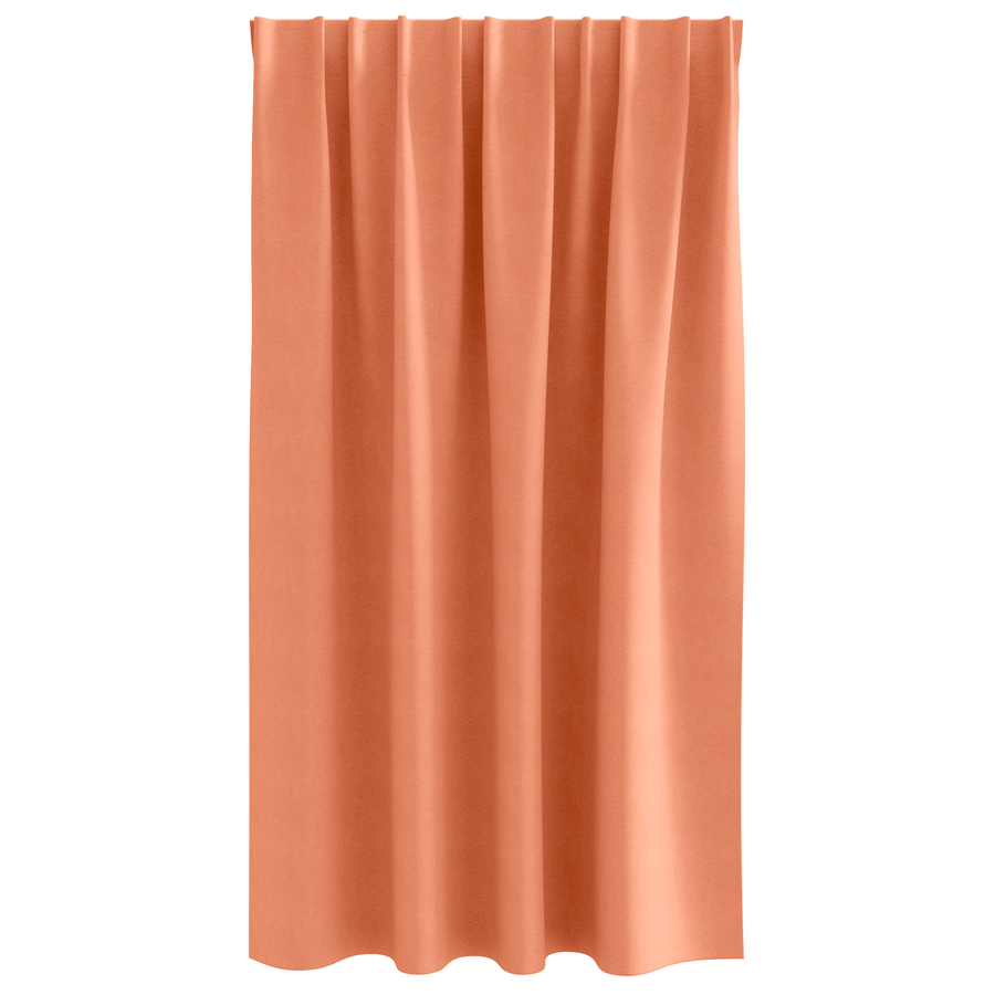 Gordijnen met gordijnen 2 pcs Terracotta 140 x 140 cm Polyester
