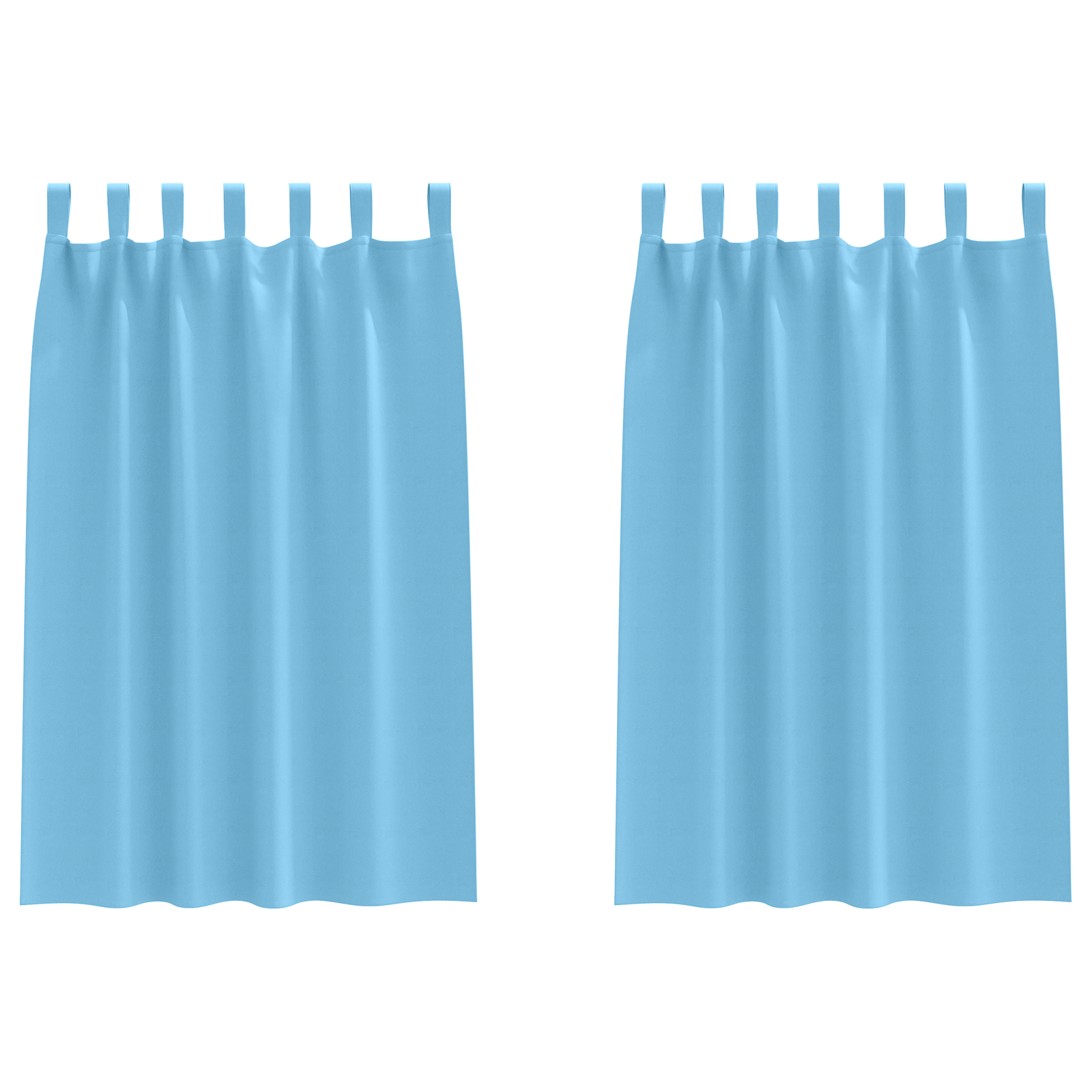 Verduisterende gordijnen 2 pcs lichtblauw 175 x 140 cm