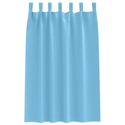 Verduisterende gordijnen 2 pcs lichtblauw 175 x 140 cm